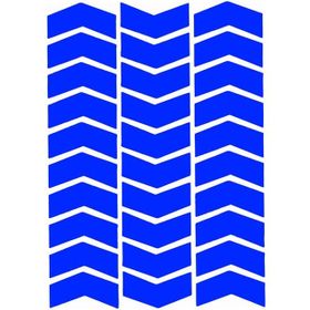 Çınar Extreme Ok Şeklinde Reflektif Mavi Sticker