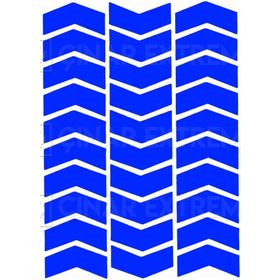 Çınar Extreme Ok Şeklinde Reflektif Mavi Sticker