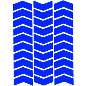 Çınar Extreme Ok Şeklinde Reflektif Mavi Sticker