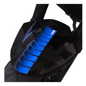 Çınar Extreme Ok Tasarımlı Azur Mavi Çamurluk Kask Sticker