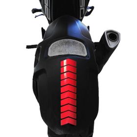 Çınar Extreme Ok Tasarımlı Bayrak Kırmızı Çamurluk Kask Sticker