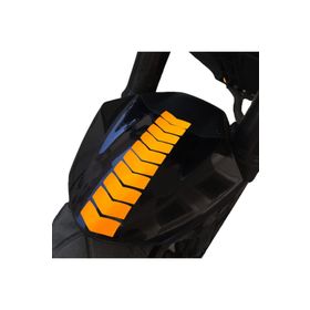 Çınar Extreme Ok Tasarımlı Floresan Turuncu Çamurluk Kask Sticker