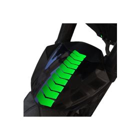 Çınar Extreme Ok Tasarımlı Floresan Yeşil Çamurluk Kask Sticker