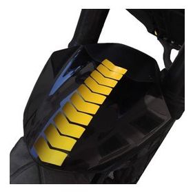 Çınar Extreme Ok Tasarımlı Limon Sarısı Çamurluk Kask Sticker