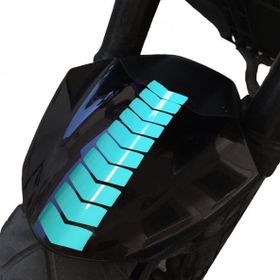 Çınar Extreme Ok Tasarımlı Nane Yeşili Çamurluk Kask Sticker