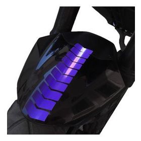 Çınar Extreme Ok Tasarımlı Patlıcan Moru Çamurluk Kask Sticker