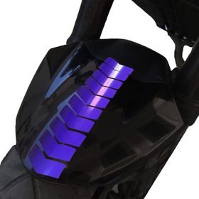 Çınar Extreme Ok Tasarımlı Patlıcan Moru Çamurluk Kask Sticker