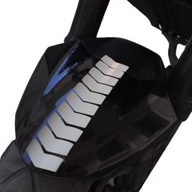 Çınar Extreme Ok Tasarımlı Süt Beyaz Çamurluk Kask Sticker