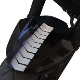 Çınar Extreme Ok Tasarımlı Süt Beyaz Çamurluk Kask Sticker