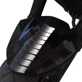 Çınar Extreme Ok Tasarımlı Yaldızlı Gümüş Çamurluk Kask Sticker