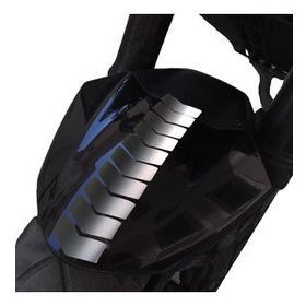 Çınar Extreme Ok Tasarımlı Yaldızlı Gümüş Çamurluk Kask Sticker