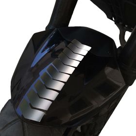 Çınar Extreme Ok Tasarımlı Yaldızlı Gümüş Çamurluk Kask Sticker