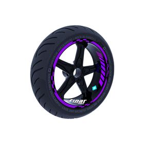 Çınar Extreme Patlıcan Moru Moto GP İç Dış Jant Şeridi Takım Sticker