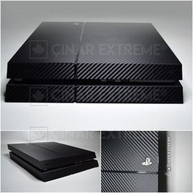 Çınar Extreme PlayStation 4 Siyah Carbon Fiber Kaplama