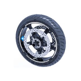 Çınar Extreme Reflektif Beyaz Gri 4 Parçalı Kesikli Jant Şeridi Sticker