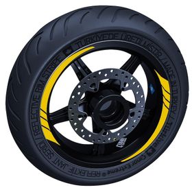 Çınar Extreme Reflektif Koyu Sarı Moto GP İç Jant Şeridi Sticker