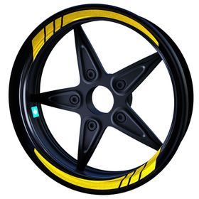 Çınar Extreme Reflektif Koyu Sarı Moto GP İç Jant Şeridi Sticker