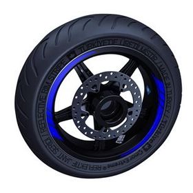 Çınar Extreme Reflektif Mavi Moto GP İç Jant Şeridi Sticker