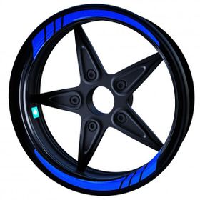 Çınar Extreme Reflektif Mavi Moto GP İç Jant Şeridi Sticker