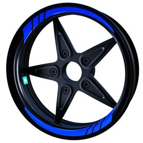 Çınar Extreme Reflektif Mavi Moto GP İç Jant Şeridi Sticker