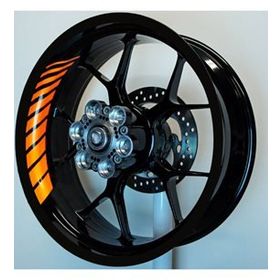 Çınar Extreme Reflektif Turuncu Gp Racing İç Jant Şeridi Sticker