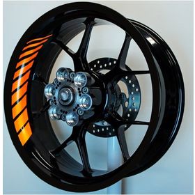 Çınar Extreme Reflektif Turuncu Gp Racing İç Jant Şeridi Sticker