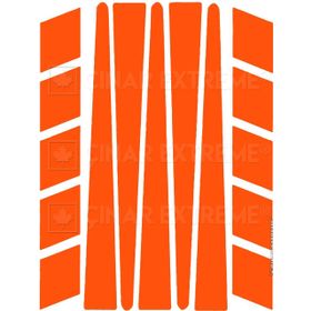 Çınar Extreme Şerit Şeklinde Floresan Turuncu Sticker