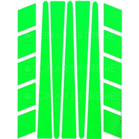 Çınar Extreme Şerit Şeklinde Floresan Yeşil Sticker