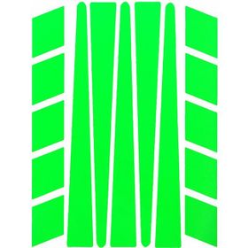 Çınar Extreme Şerit Şeklinde Floresan Yeşil Sticker
