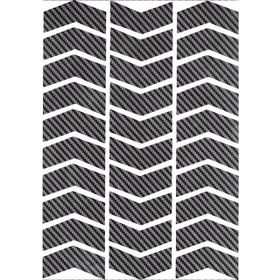 Çınar Extreme Şerit Şeklinde Gerçek Karbon Fiber Dokulu Sticker
