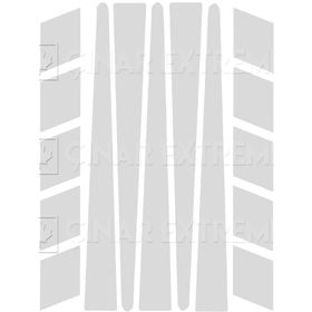 Çınar Extreme Şerit Şeklinde Reflektif Beyaz Sticker