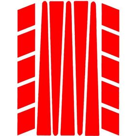 Çınar Extreme Şerit Şeklinde Reflektif Kırmızı Sticker