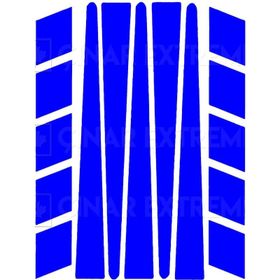 Çınar Extreme Şerit Şeklinde Reflektif Mavi Sticker