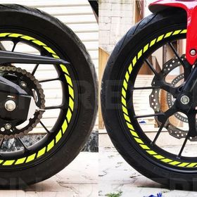 Çınar Extreme Tam Tur Floresan Sarı Supersport İç Jant Şeridi