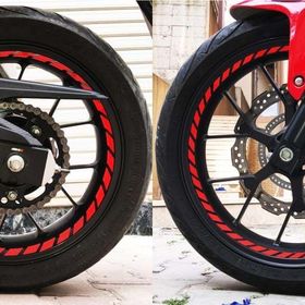Çınar Extreme Tam Tur Reflektif Kırmızı Supersport İç Jant Şeridi Sticker