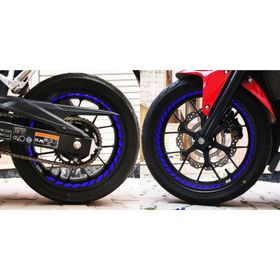 Çınar Extreme Tam Tur Reflektif Mavi Supersport İç Jant Şeridi Sticker