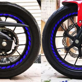 Çınar Extreme Tam Tur Reflektif Mavi Supersport İç Jant Şeridi Sticker