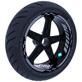 Çınar Extreme Taş Grisi Moto GP İç Dış Jant Şeridi Takım Sticker