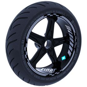 Çınar Extreme Taş Grisi Moto GP İç Dış Jant Şeridi Takım Sticker