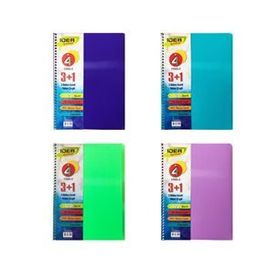 Çınar Idea A4 120 Yaprak 3 Kareli + 1 Çizgili Ayraçlı Spiralli Defter