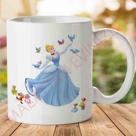 Cinderella Transparent Png Baskılı Kupa Bardak