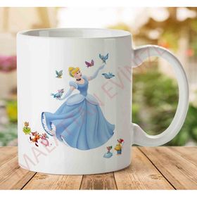 Cinderella Transparent Png Baskılı Kupa Bardak