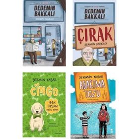 Cingo-Abartma Tozu Şermin Yaşar ve Dedemin Bakkalı-Dedemin Bakkalı Çırak Şermin Çarkacı 4 Adet Kitap Seti