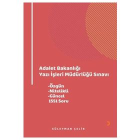 Cinius Yayınları - Adalet Bakanlığı Yazı İşleri Müdürlüğü Sınavı