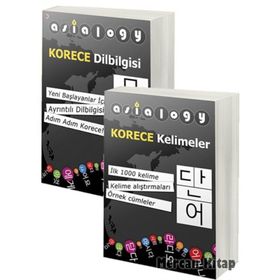 Cinius Yayınları Asialogy Korece Kelimeler Ve Dil Bilgisi 2 Kitap Set 9280000015384