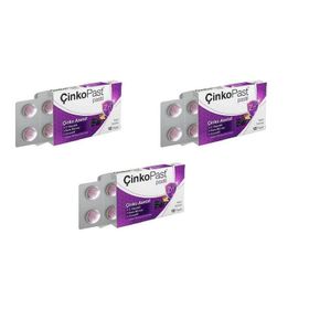Çinkopast Nane Zencefil Kara Mürverli 3x12 Pastil