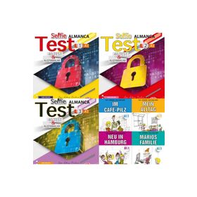 Çıpa Almanca A1 Seviye Selfie Test Soru Bankası Seti Toplam 3 Kitap