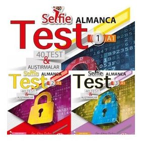 Çıpa Almanca A1 Seviye Selfie Test Soru Bankası Seti Toplam 3 Kitap