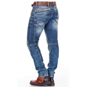 Cipo&Baxx C-0894 Kalın Dikişli Düşük Bel Erkek Kot Pantolon