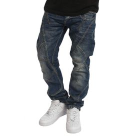 Cipo&Baxx C-0894 Kalın Dikişli Düşük Bel Erkek Kot Pantolon